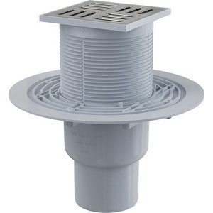 Душевой трап AlcaPlast 105х105/50/75 подводка прямая, гидрозатвор мокрый (APV201) Душевой трап AlcaPlast 105х105/50/75 подводка прямая, гидрозатвор мокрый (APV201)