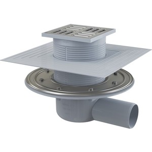 Душевой трап AlcaPlast 105х105/50 подводка боковая, гидрозатвор комбинированный SMART (APV1324) Душевой трап AlcaPlast 105х105/50 подводка боковая, гидрозатвор комбинированный SMART (APV1324)