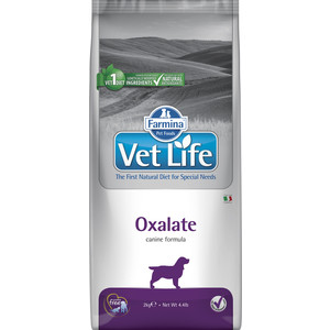 Сухой корм Farmina Vet Life Oxalate Canine диета при профилактики МКБ уратного, оксалатного и цистиного типа для собак 2кг (25234) Сухой корм Farmina Vet Life Oxalate Canine диета при профилактики МКБ уратного, оксалатного и цистиного типа для собак 2кг (25234)