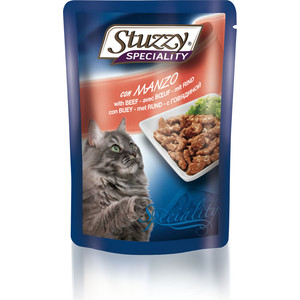 Паучи Stuzzy Cat Speciality with Beef кусочки в соусе с говядиной для кошек 100г (131.2502)