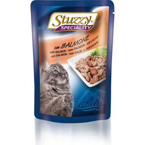 Паучи Stuzzy Cat Speciality with Salmon кусочки в соусе с лососем для кошек 100г (131.2505)
