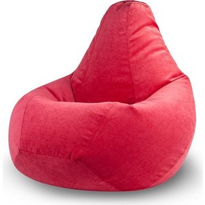 Кресло-мешок POOFF Красное микровельвет XL