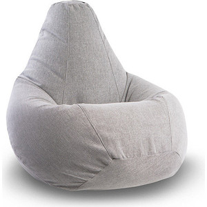 Кресло-мешок POOFF Серое микровельвет XL