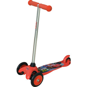 где купить Самокат 3-х колесный 1Toy Тачки, красный, Т58415 по лучшей цене