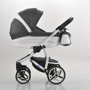 Коляска Mr Sandman West-East Premium (3 в 1) 50% Эко кожа Белый Перфорированный - Розовый в Принт (KMSWEP50-0736CH01) Коляска Mr Sandman West-East Premium (3 в 1) 50% Эко кожа Белый Перфорированный - Розовый в Принт (KMSWEP50-0736CH01)