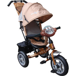 Трехколесный велосипед Lexus Trike Next Pro Air (MS-0526 IC), бронза велосипед для малыша capella air trike purple
