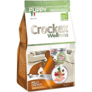 Сухой корм Crockex Wellness Pappy Medio-Maxi Chicken Meat & Vegetables & Fructs с курицей и рисом для щенков средних и крупных пород 3кг (MCF3303) цена Сухой корм Crockex Wellness Pappy Medio-Maxi Chicken Meat & Vegetables & Fructs с курицей и рисом для щенков средних и крупных пород 3кг (MCF3303) цены онлайн