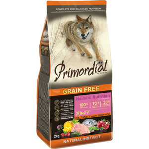 Сухой корм Primordial Grain Free Holistic Puppy with Chicken & Sea Fish беззерновой с курицей и морской рыбой для щенков 12кг (MSP5012) Сухой корм Primordial Grain Free Holistic Puppy with Chicken & Sea Fish беззерновой с курицей и морской рыбой для щенков 12кг (MSP5012)