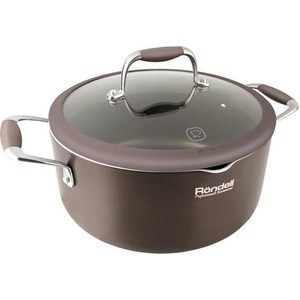 где купить Кастрюля 22 см с крышкой Rondell (RDA-554) по лучшей цене