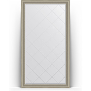 Зеркало напольное с гравировкой поворотное Evoform Exclusive-G Floor 111x201 см, в багетной раме - хамелеон 88 мм (BY 6360)