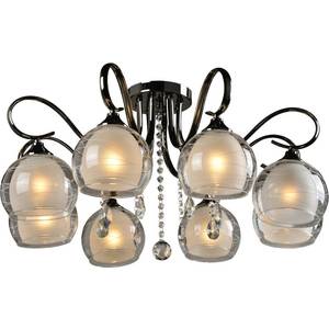 все цены на Потолочная люстра IDLamp 877/8PF-Darkchrome онлайн