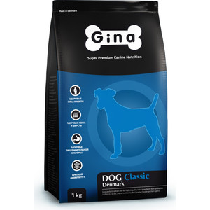 Сухой корм Gina Denmark DOG Classic с курицей и рисом для взрослых собак до 7 лет 18кг (080115.2)