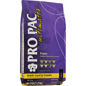 Сухой корм PRO PAC Ultimates Puppy Holistic Chicken & Brown Rice Formula с курицей и коричневым 