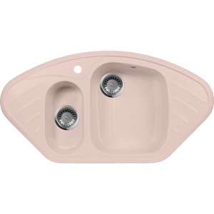 Кухонная мойка AquaGranitEx M-14 950х500 розовый (M-14 (315))