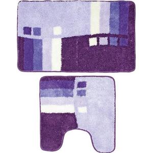 Набор ковриков для ванной Milardo Meteora skies 50x80 и 50x50 см (490PA58M13)