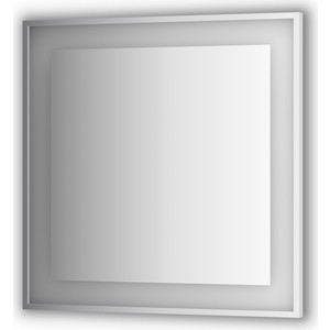 Зеркало в багетной раме поворотное Evoform Ledside со светильником 26,5 W 90x90 см (BY 2211) цена Зеркало в багетной раме поворотное Evoform Ledside со светильником 26,5 W 90x90 см (BY 2211) цены онлайн
