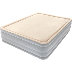 Надувная кровать Bestway 67486 FoamTop Comfort Raised Airbed(Queen) 203х152х46см со встроенным насосом,мягкий верх