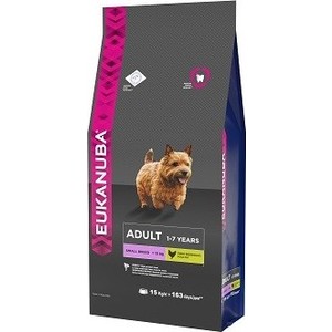 Сухой корм Eukanuba Adult Dog Small Breed Rich in Chicken с курицей для взрослых собак мелких пород 15кг Сухой корм Eukanuba Adult Dog Small Breed Rich in Chicken с курицей для взрослых собак мелких пород 15кг