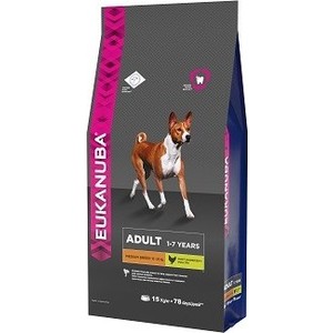 Сухой корм Eukanuba Adult Dog Medium Breed Rich in Chicken с курицей для взрослых собак средних пород 15кг Сухой корм Eukanuba Adult Dog Medium Breed Rich in Chicken с курицей для взрослых собак средних пород 15кг