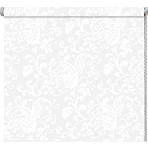 Рулонные шторы DDA Ажур (принт) Белый 100x170 см