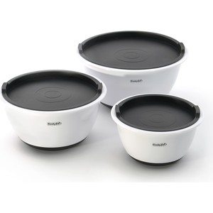 Набор мисок с крышками 6 предметов BergHOFF CooknCo (2800060) набор мисок с крышками 8 предметов berghoff geminis 1106328