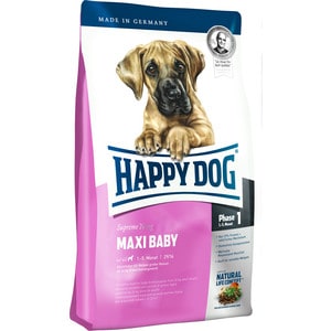 Сухой корм Happy Dog Maxi Baby Supreme Young 1-5 Monat с мясом птицы для щенков 1-5 мес крупных поро
