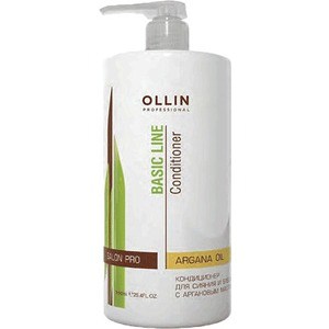 OLLIN PROFESSIONAL BASIC LINE Кондиционер для сияния и блеска с аргановым маслом Argan Oil Shine &am