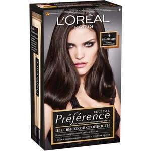 L'OREAL Preference Краска для волос тон 3 Бразилия