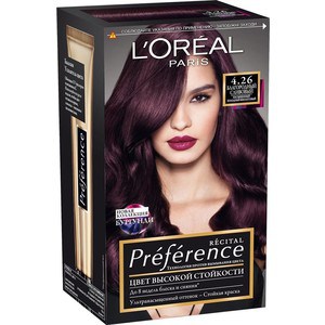 L'OREAL Preference Краска для волос тон 4.26 Благородный сливовый