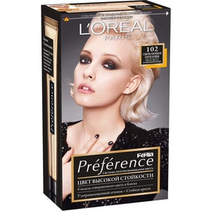 L'OREAL Preference Краска для волос 102 сверкающие переливы