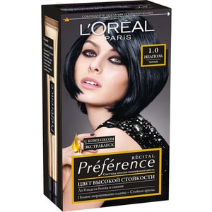 L'OREAL Preference Краска для волос тон 1.0 Неаполь черный