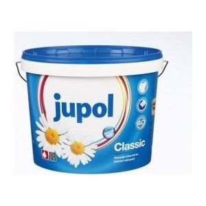Краска в/д JUB JUPOL CLASSIC для стен и потолков супербелая матов. 5л.