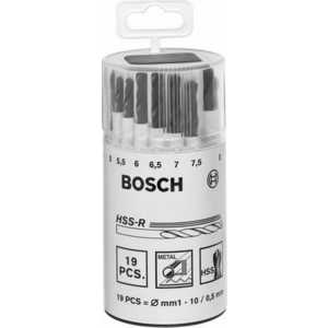 Набор сверл по металлу Bosch 1.0-10.0мм 19шт HSS-R (2.607.018.355)