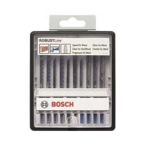 Bosch 10 ПИЛОК ДЕР/МЕТ. T-ХВОСТ. ROBUST LINE (2 607 010 542)