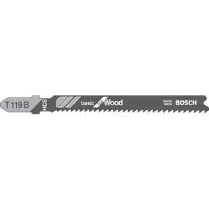 Пилки для лобзика Bosch 92мм 3шт T119B Basic for Wood (2.608.630.878)