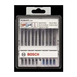 Набор пилок для лобзика Bosch 10шт Robust Line Wood and Metal (2.607.010.542)