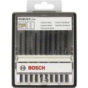 Набор пилок для лобзика Bosch 10шт Robust Line Wood Expert (2.607.010.540)
