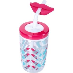 Детский стакан для воды с трубочкой 0.47 л Contigo contigo0522 розовый