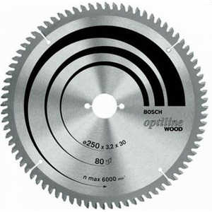 Диск пильный Bosch 254х30мм 60зубьев Optiline Wood (2.608.640.444)