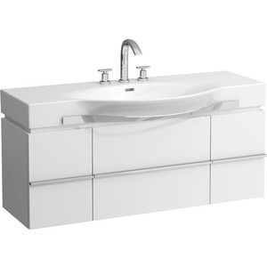 Тумба под раковину Laufen Palace New 120 см с 2-мя ящиками, распашные дверцы белый глянец, для 8.1170.4 или 8.1270.4 (4.0130.2.075.475.1)