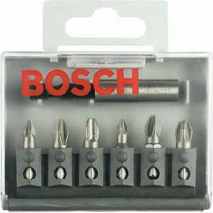 Набор бит Bosch 6шт + универсальный держатель (2.607.001.938)