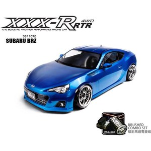 Модель шоссейного автомобиля MST XXX-R SUBARU BRZ Blue 4WD RTR масштаб 1:10 2.4G