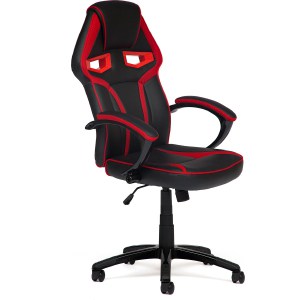 Геймерское кресло TetChair JetCar, черно-красный, Black-Red