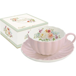 Чашка с блюдцем Easy Life (R2S) Королевский сад розовая (R2S1282_ROYP-AL)