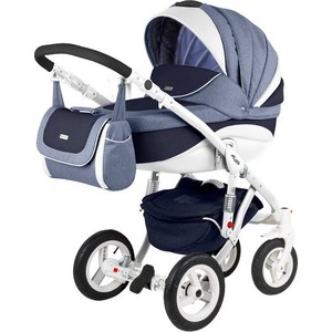 Коляска 2 в 1 Adamex Barletta New, (голубой + синий + белый B-8) (GL000502482) цена Коляска 2 в 1 Adamex Barletta New, (голубой + синий + белый B-8) (GL000502482) цены онлайн