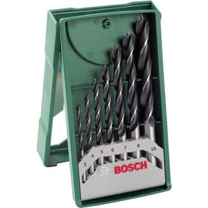 Набор сверл по дереву Bosch 3.0-10.0мм 7шт Mini-X-Line (2.607.019.580)