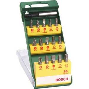 Bosch 15 БИТ + УНИВДЕРЖАТЕЛЬ (2 607 019 453)