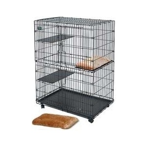 Лежанка Midwest Plush Cat Bed плюшевая 25х50 см для клетки Collapsible Cat Playpen (арт.130) для кошек клетка midwest collapsible cat playpen 90x59x121h см для кошек