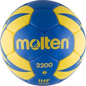 все цены на Мяч гандбольный Molten 2200 (H1X2200-BY) р.1 онлайн