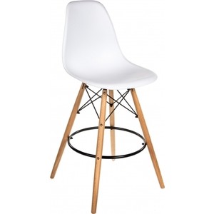 все цены на Барный стул Woodville Eames PC-007 белый онлайн